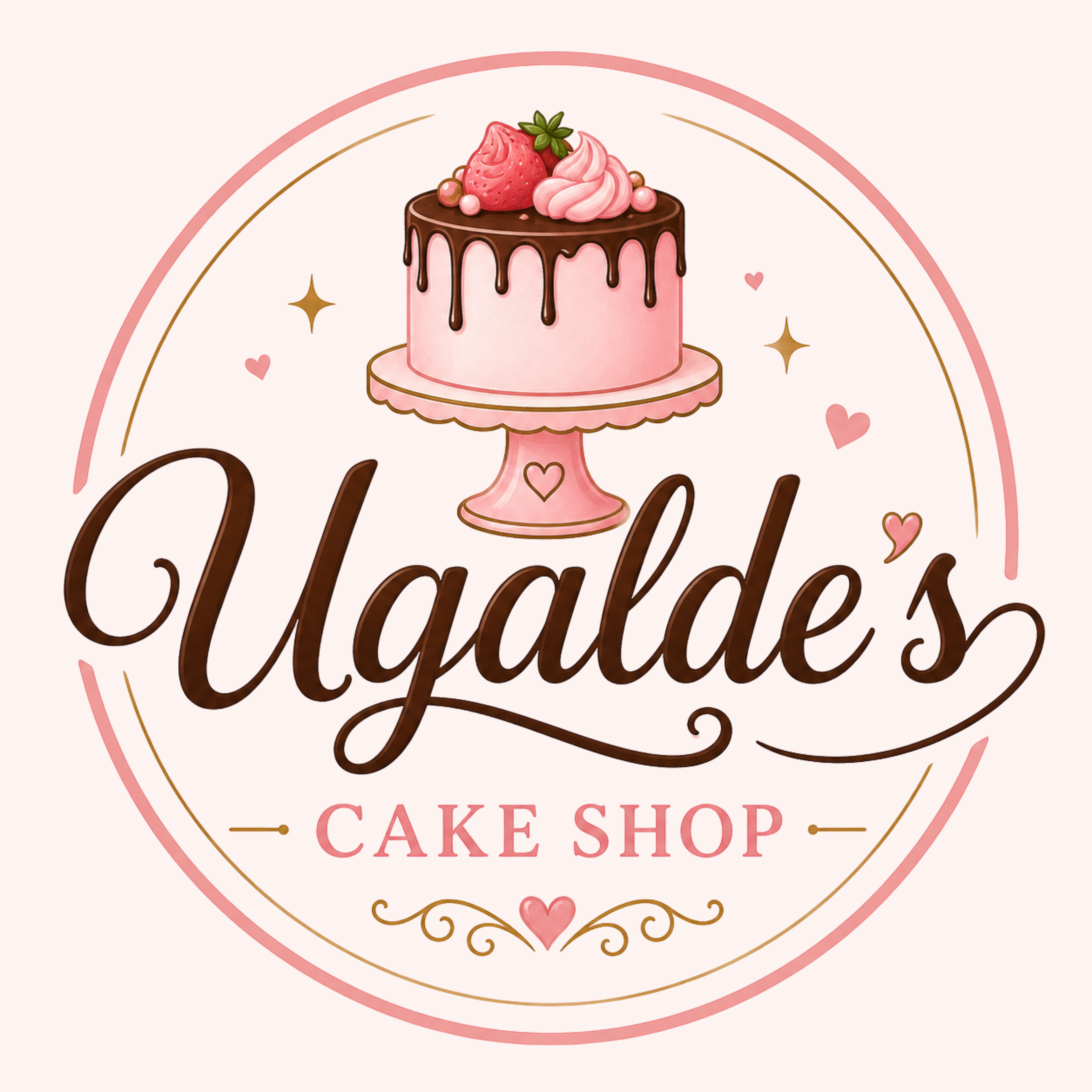 Logo Ugalde's Cake Shop